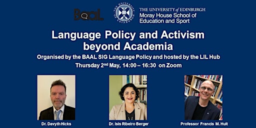 Primaire afbeelding van Language Policy and Activism beyond Academia