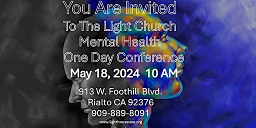 Imagem principal do evento The Light Church Free Mental Health Conference