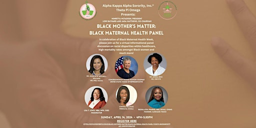 Imagen principal de Black Mother's Matter: Black Maternal Health Panel