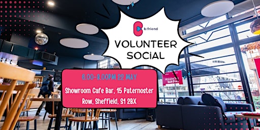 Primaire afbeelding van b:friend Volunteer Social - Sheffield