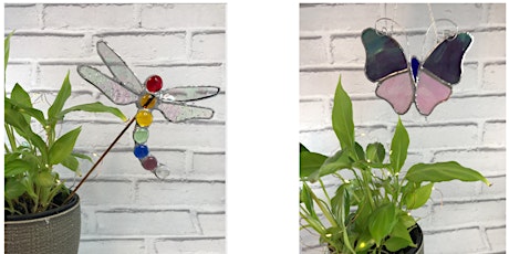 Stained Glass Beginners Class, Dragonfly and Butterfly