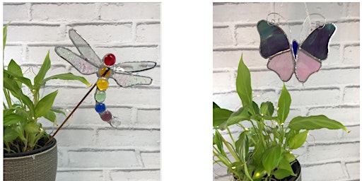 Immagine principale di Stained Glass Beginners Class, Dragonfly and Butterfly 