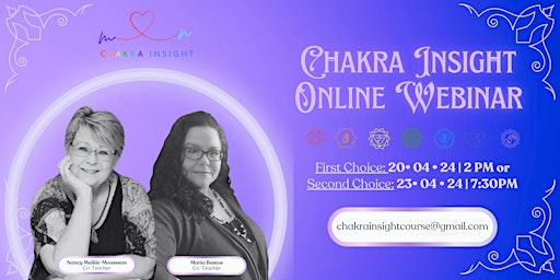 Primaire afbeelding van Chakra Insight Online Webinar