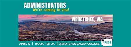 Imagem principal do evento Wenatchee Valley College Administrator Stakeholder Session 2024