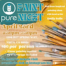 Pure Brewing Paint Night