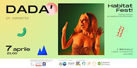 Immagine principale di DADA' in concerto per HabitatFest! iMorticelli  - Salerno 