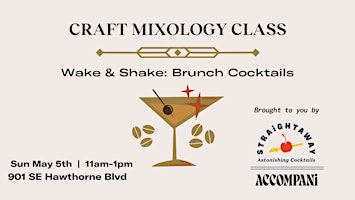 Imagen principal de Craft Mixology Class- Wake & Shake: Brunch Cocktails