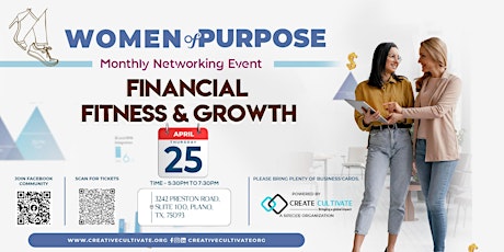 WOMEN OF PURPOSE MONTHLY NETWORKING EVENT