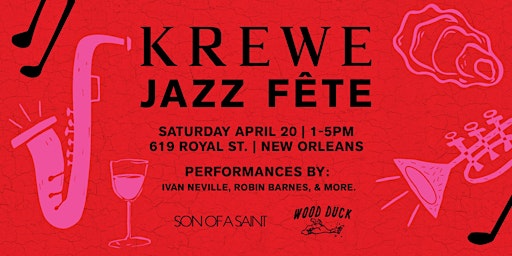 Imagem principal do evento KREWE Jazz Fête