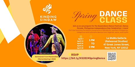 Kinding Sindaw Spring 2024 Dance Classes