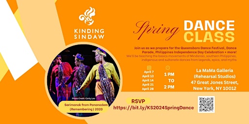 Imagem principal do evento Kinding Sindaw Spring 2024 Dance Classes