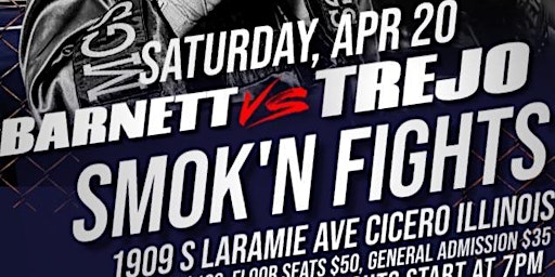 Smokn' Fights Pro Boxing Event primary image