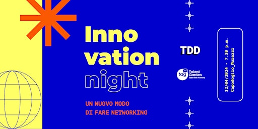 Imagem principal do evento Innovation Night | Talent Garden e Torino Digital Days