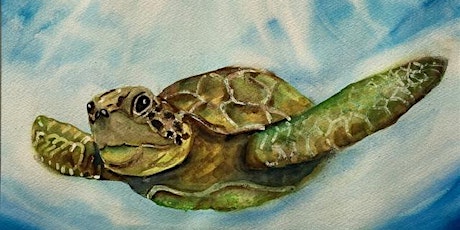 Imagem principal de Sea Turtle Watercolor Workshop with Phyllis Gubins