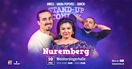 Immagine principale di Stand-up Comedy în Diasporă cu Mincu, Maria și Banciu | NUREMBERG | 10.05. 