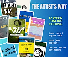 Immagine principale di The Artist's Way Online Course (Summer-12 Weeks) 