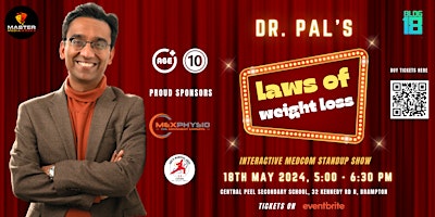 Primaire afbeelding van LAWS OF WEIGHT LOSS - An interactive Medcom show by Dr. Pal