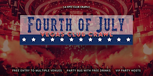 Imagem principal do evento 4th of July Las Vegas Club Crawl