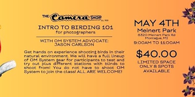 Intro to Birding for Photographers with OM System Advocate Jason Carlson primary image