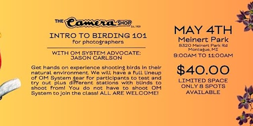 Intro to Birding for Photographers with OM System Advocate Jason Carlson primary image