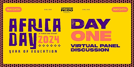 Afriicionado Presents Virtual Panel Discussion (Africa Day 2024)