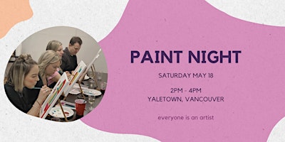 Imagem principal do evento Paint Night - Release Your Inner Artist