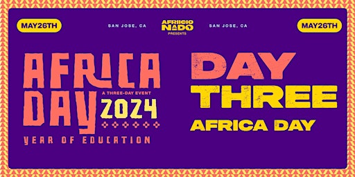 Primaire afbeelding van Afriicionado Presents Africa Day 2024 (Event Three)