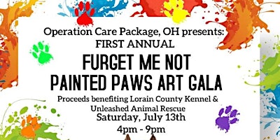 First Annual Furget Me Not Painted Paws Art Gala primary image