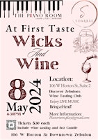 Immagine principale di At First Taste - Wicks and Wine 