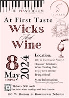 Primaire afbeelding van At First Taste - Wicks and Wine