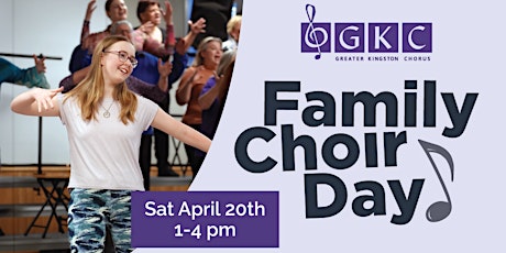 Family Choir Day!  A singing experience hosted by a vibrant women’s chorus