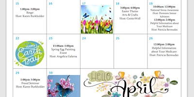 CenterWell Richardson Presents - "Easter Theme Arts & Crafts" primary image