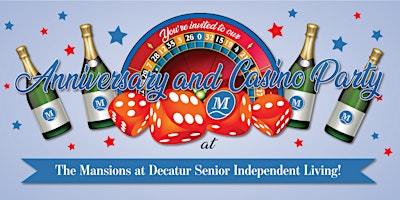 Primaire afbeelding van The Mansions at Decatur Anniversary & Casino Party