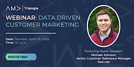 Webinar: Data Driven Customer Marketing