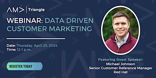 Hauptbild für Webinar: Data Driven Customer Marketing