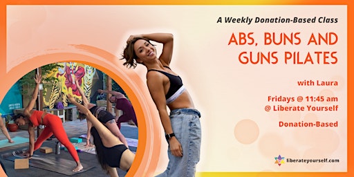 Imagem principal do evento Abs, Buns and Guns Pilates with Laura