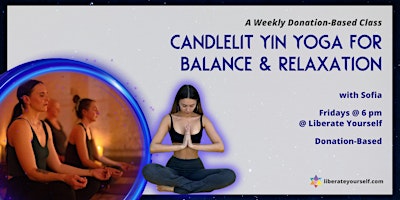 Imagem principal de Candlelit Yin Yoga for Balance and Relaxation