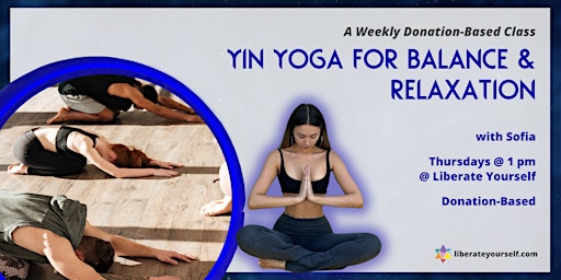 Imagem principal do evento Yin Yoga for Balance and Relaxation