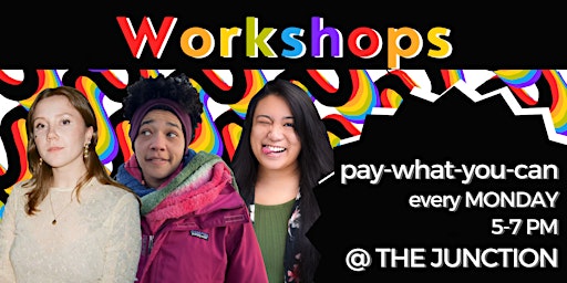 Imagen principal de QueerProv presents: PWYC improv workshops