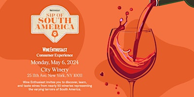 Imagem principal do evento Sip of South America: A Wine Enthusiast Event Series