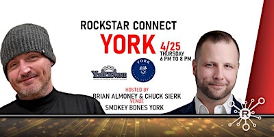 Imagen principal de Free Rockstar Connect York Networking Event (April, PA)