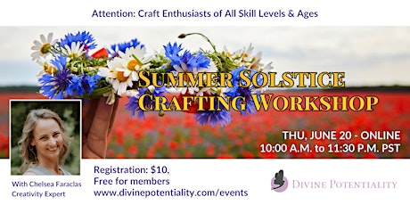 Sunshine Creations: Summer Solstice Crafting Workshop primary image