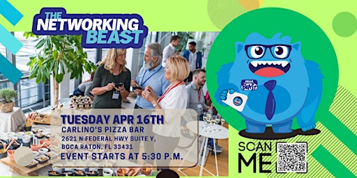 Networking Event & Business Card Exchange by The Networking Beast (BOCA) primary image