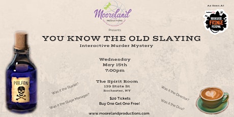 You Know the Old Slaying Interactive Murder Mystery 5/15