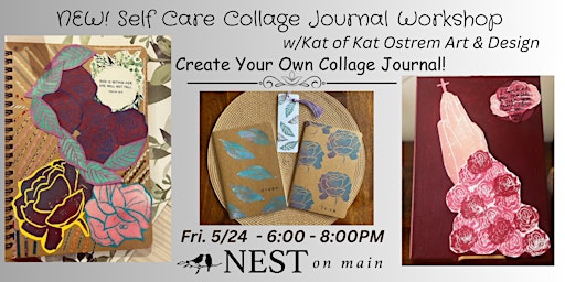 Imagem principal do evento NEW! Self Care Collage Journal Workshop