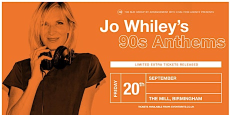 Jo Whiley's 90's Anthems (The Mill, Birmingham) primary image