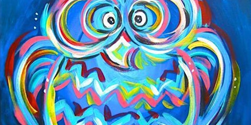 Glowing Owl - Paint and Sip by Classpop!™ primary image