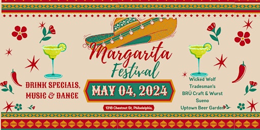 The Official Philly’s 1st Annual Margarita Bar Crawl Festival primary image