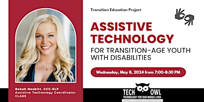 Imagen principal de Assistive Technology for Transition-Age Youth with Disabilities