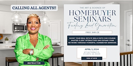 FREE CE-The Art & Science of Homebuyer Seminars: Fueling Lead Generation primary image
